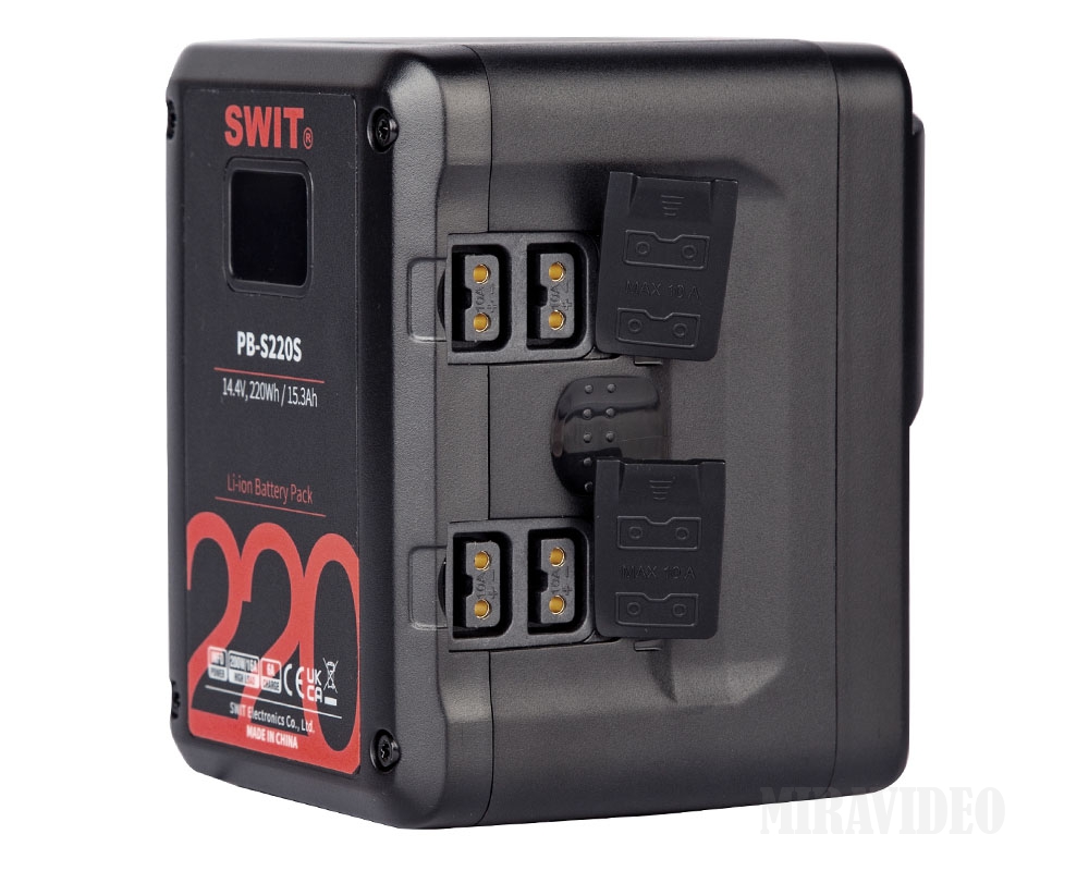Batterie Cinéma SWIT PB-S220S 220Wh - Monture V, Neuve